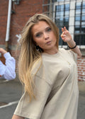 T-shirt i beige