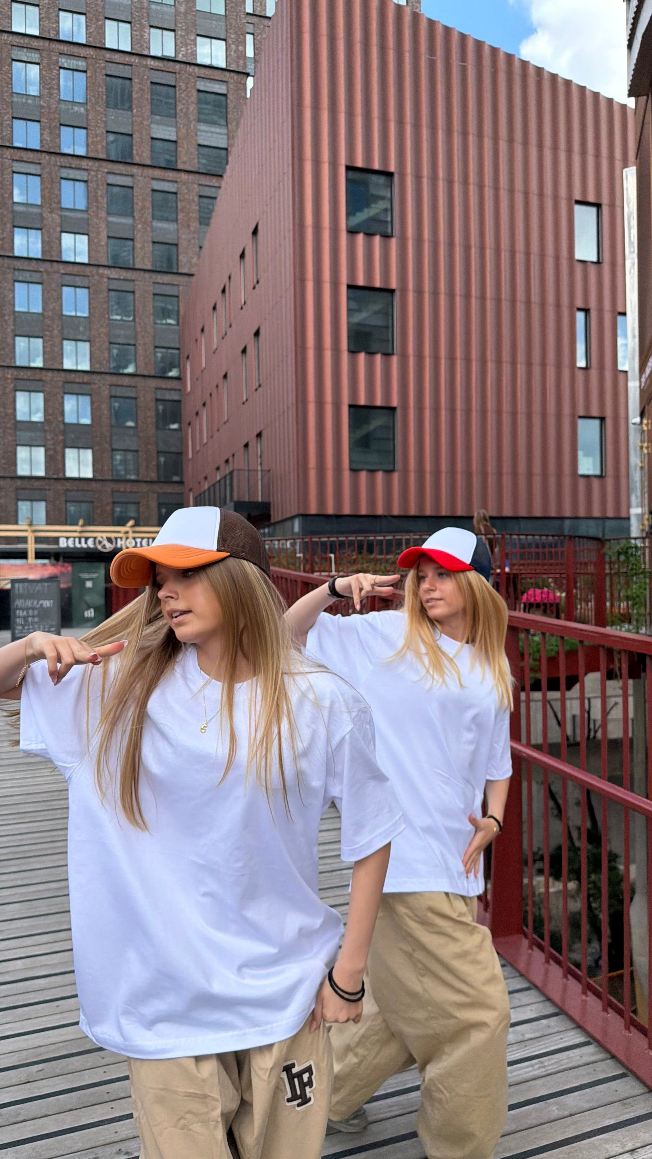 Oversize t-shirt i hvid