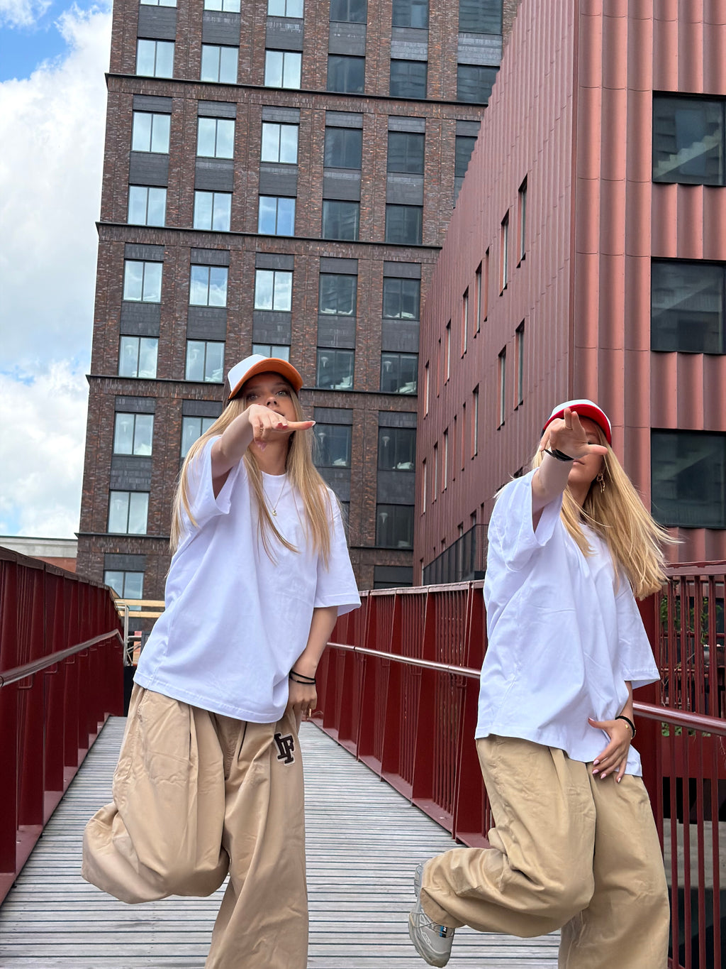 Oversize t-shirt i hvid