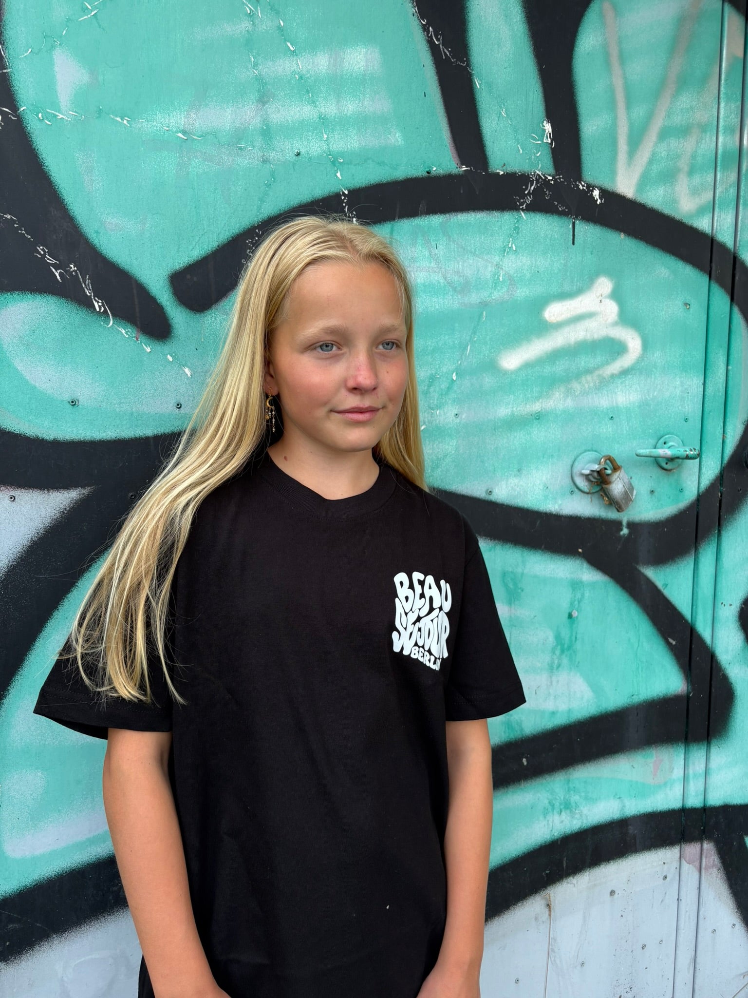 T-shirt i sort Berlin