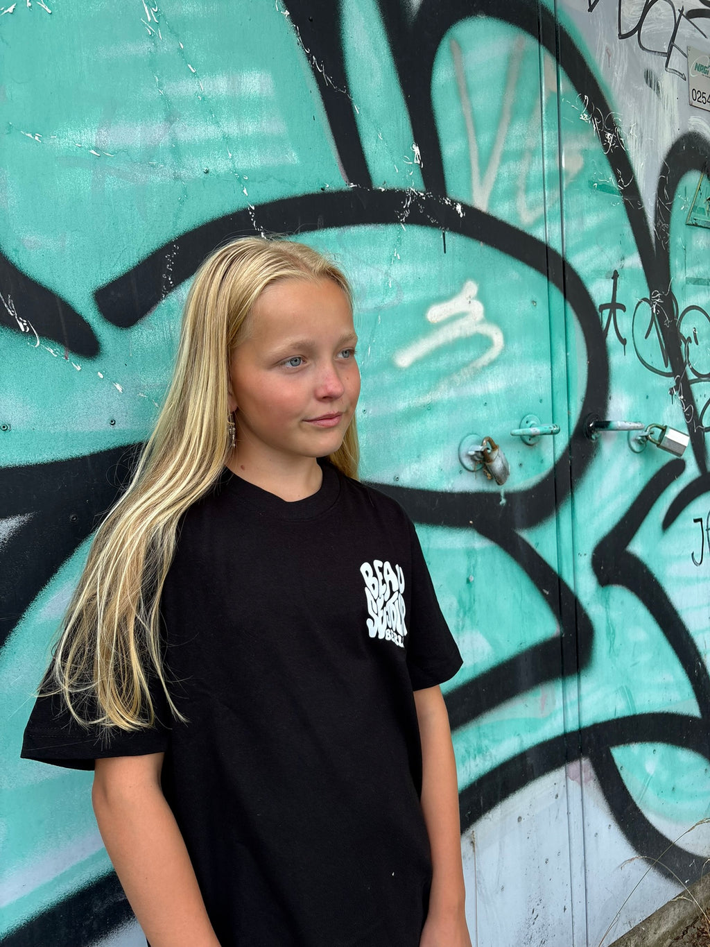 T-shirt i sort Berlin