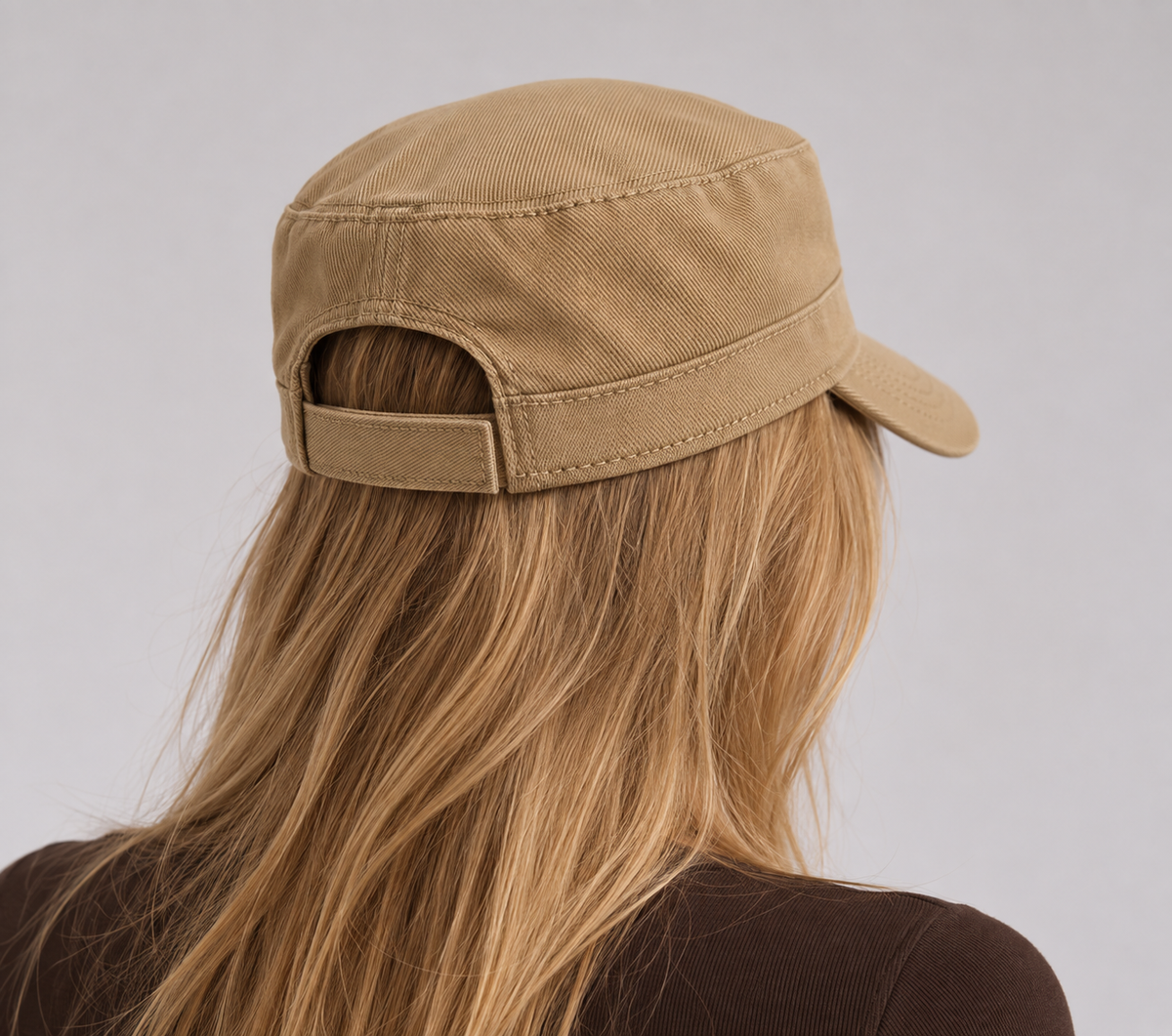 Militærkasket – Beige